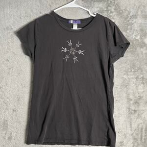 Ibex Organic Women's Gray TShirt Size Small Gorcore Hiking